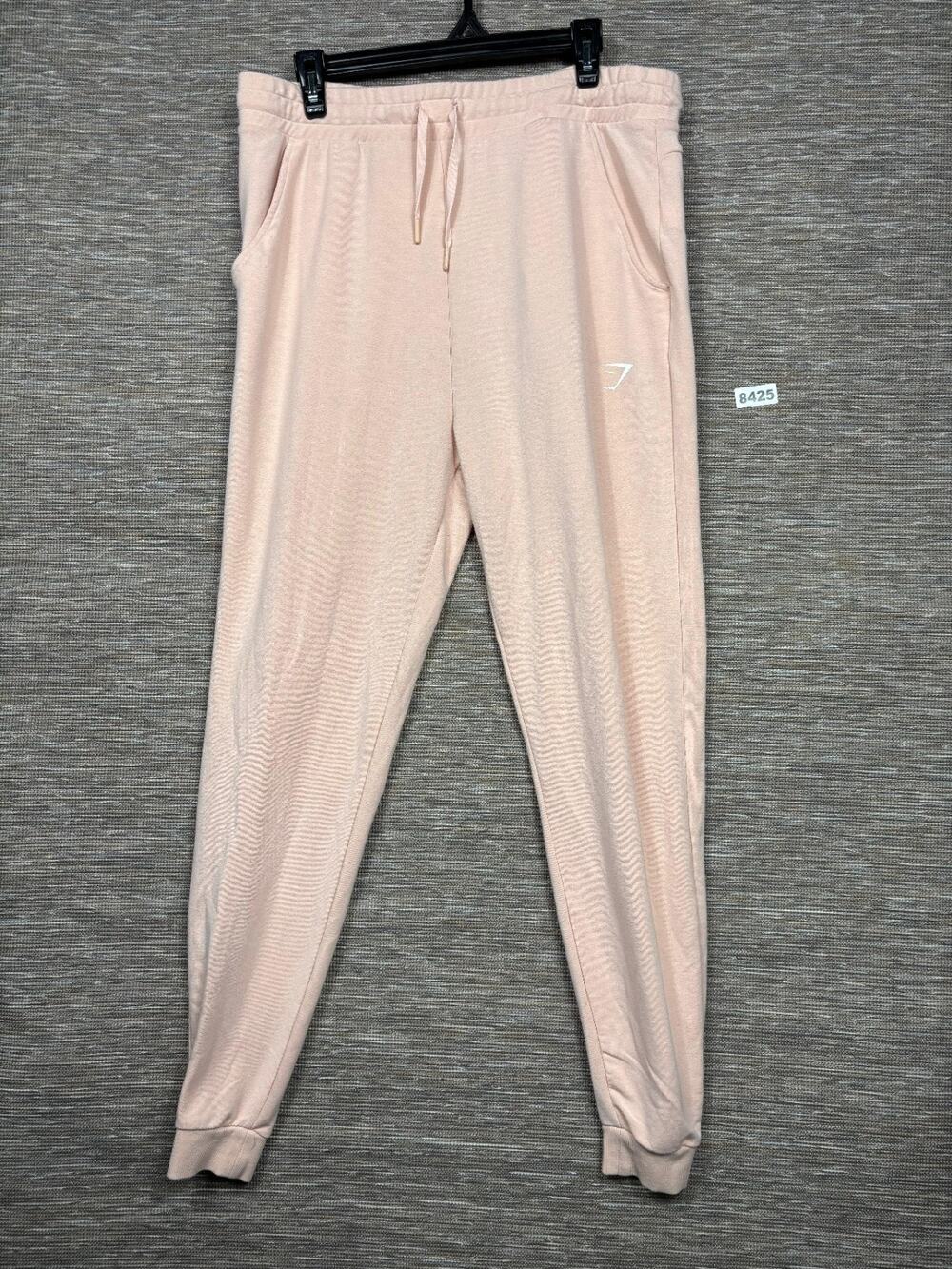 Gymshark Pippa Training Joggers Pants Womens Size XL Light Pink Tapered Leg